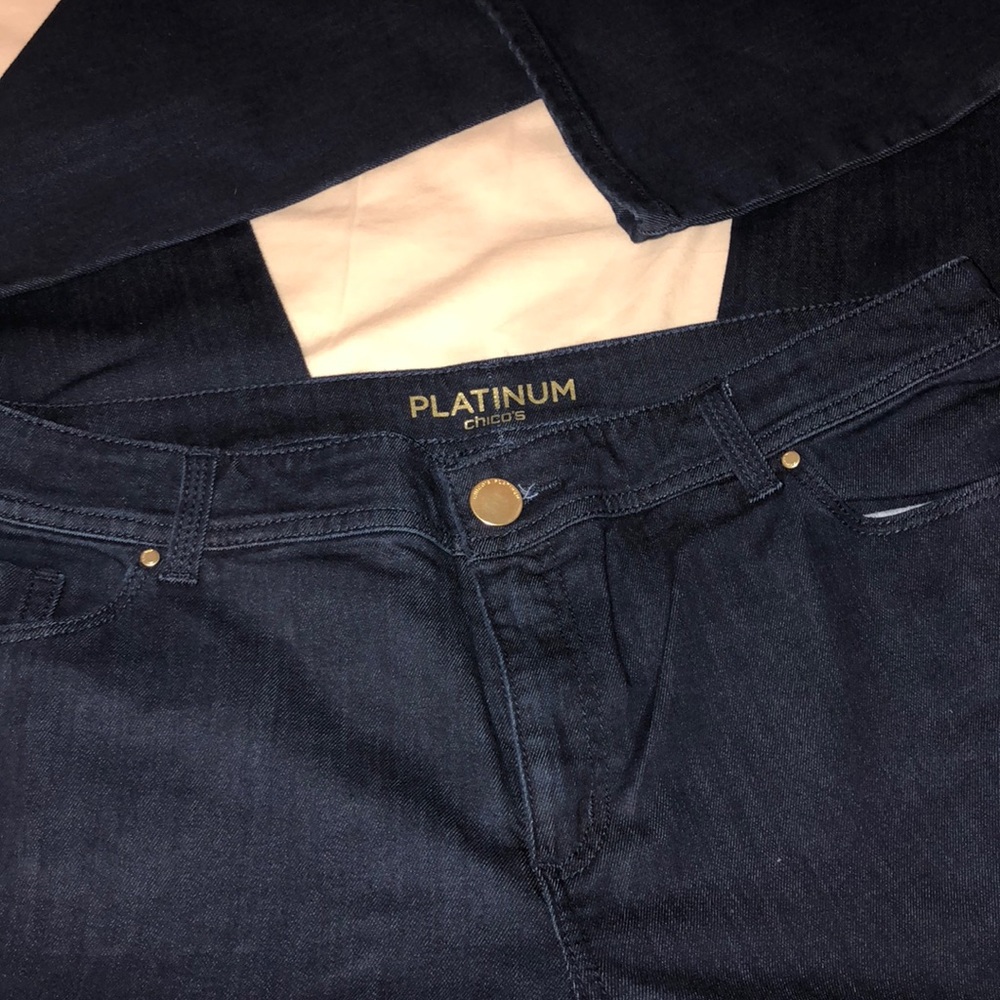 Chico’s Platinum dark denim